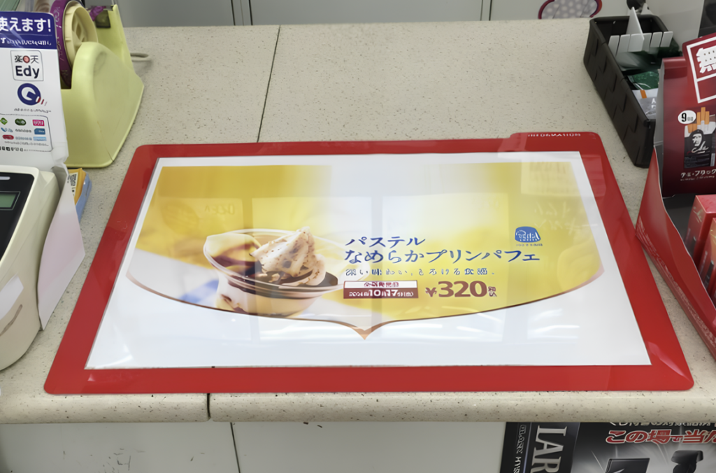 どこでもPOP導入事例（コンビニ）